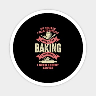 Funny Baking Lover Baker Gift Magnet